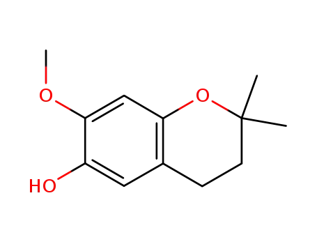 3,4-dihydro-6-hydroxy-7-methoxy-2,2-dimethyl-1(2H)-benzopyran