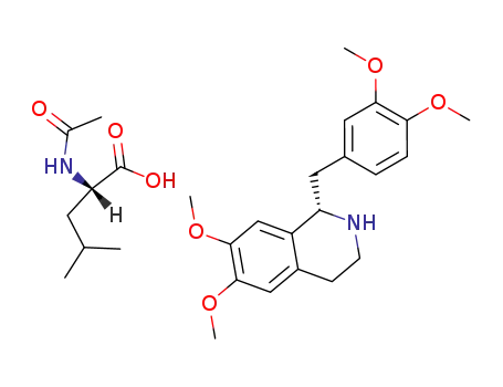 (S)-(-)-norlaudanosine (-)-N-acetyl-L-leucine